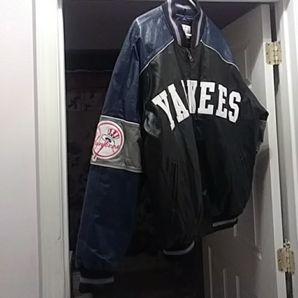 Leather Yankees jacket by Carl Banks - Picture 2 of 7